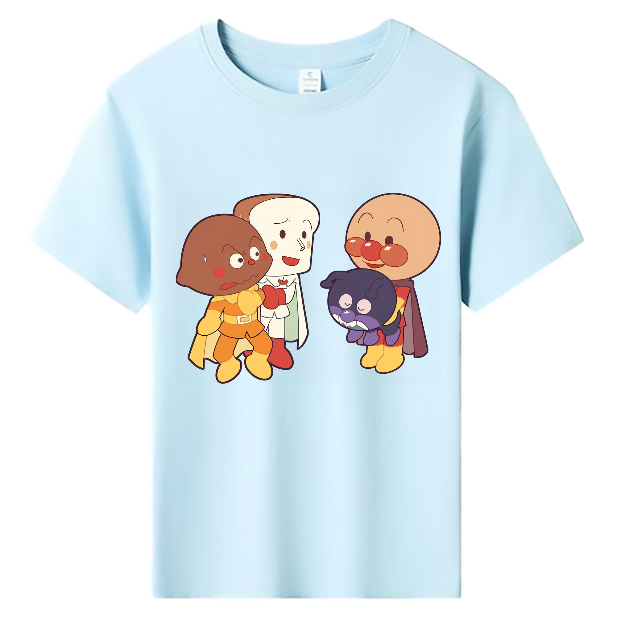 （画像用） アンパンマン Anpanman 綿100％キッズTシャツ（フロントプリント）